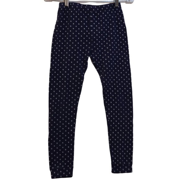 CARTER's Wear Snug Fitting Activewear Blue White Polkadots Prints Leggings 14 - Picture 1 of 4